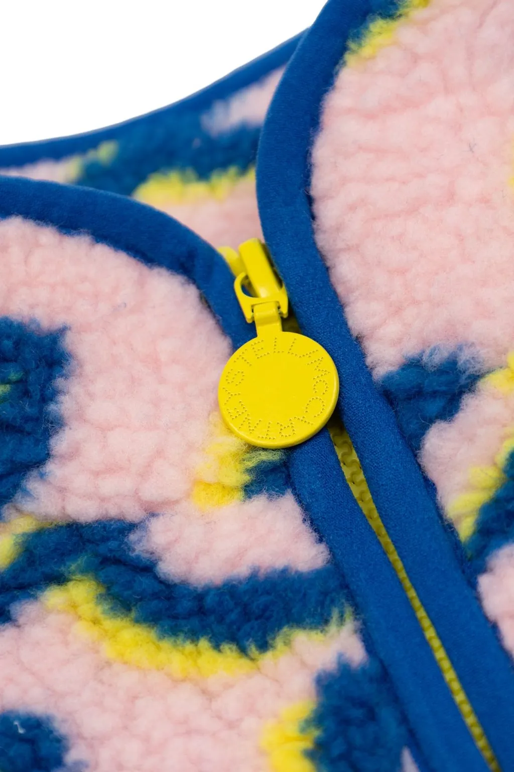 Stella Mccartney Kids Swirl-Pattern Zipped Fleece Jacket