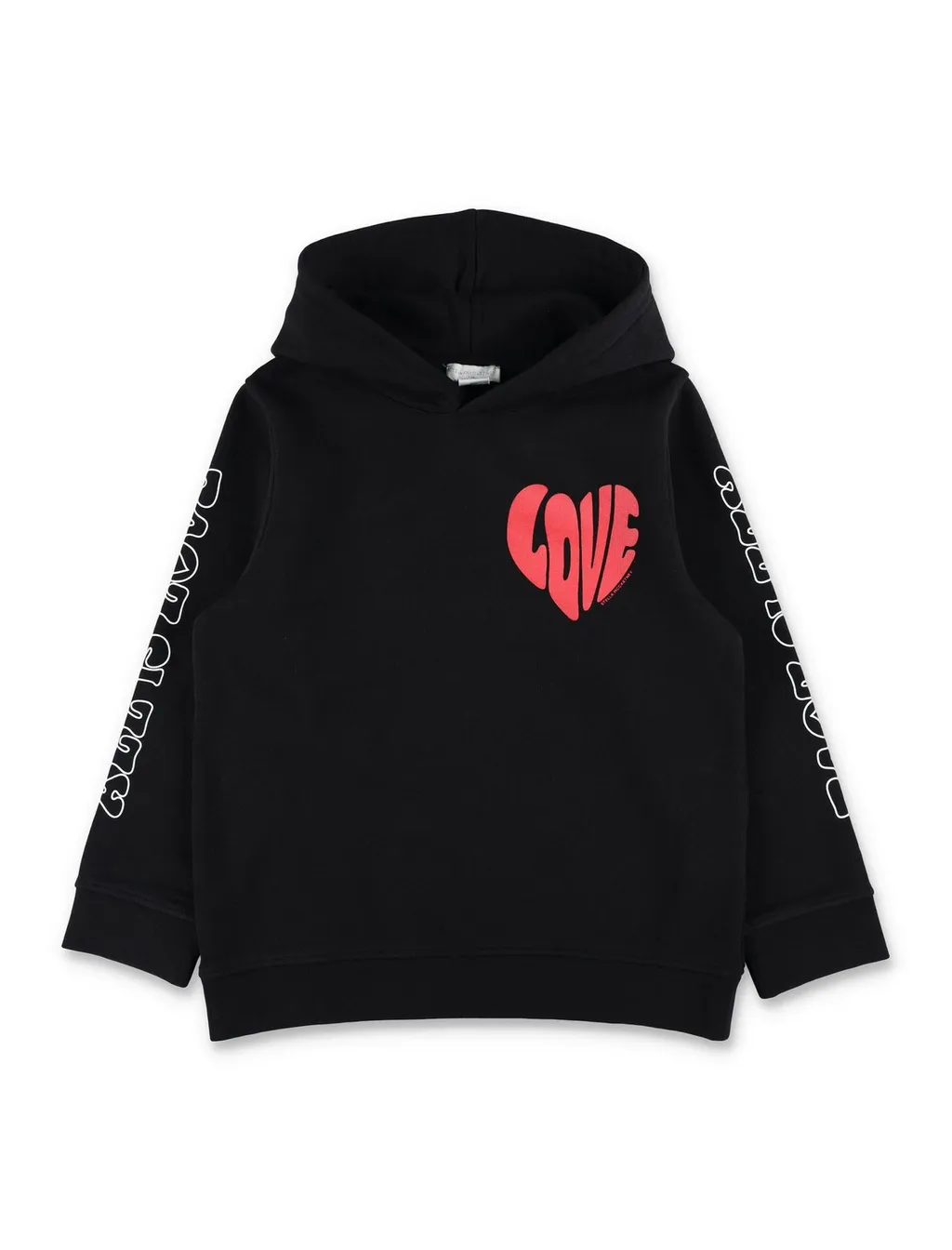 Stella Mccartney Kids Heart-Printed Long Sleeved Hoodie