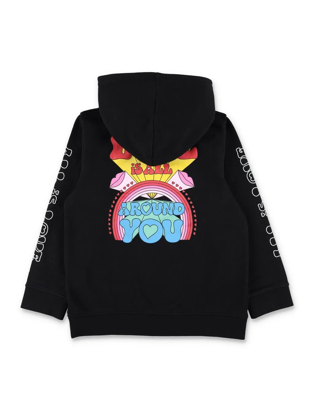 Stella Mccartney Kids Heart-Printed Long Sleeved Hoodie