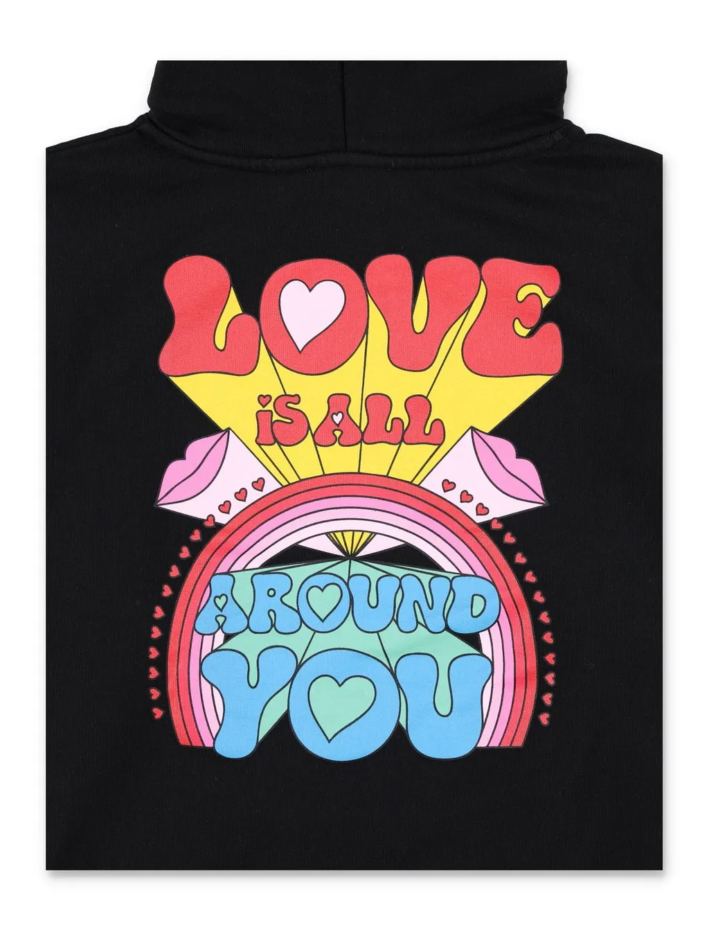 Stella Mccartney Kids Heart-Printed Long Sleeved Hoodie