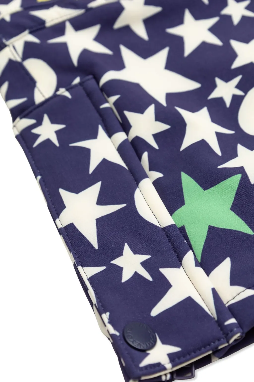 Stella Mccartney Kids Star-Printed Flared Suspender Trousers