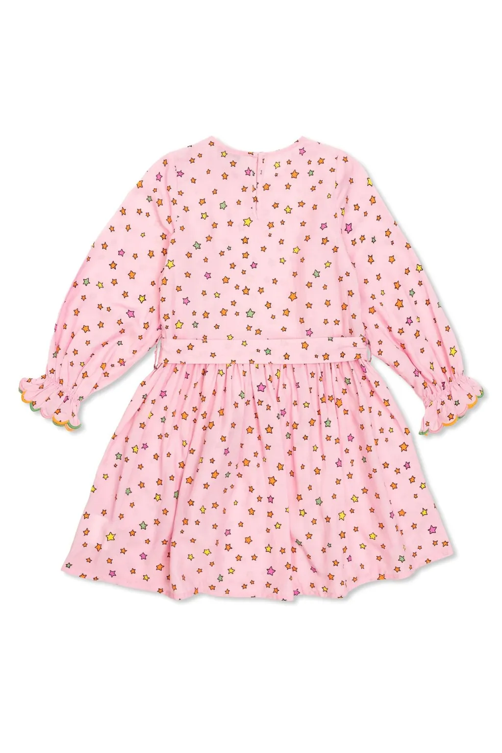 Stella Mccartney Kids Star Printed Bow-Tied Ruffled Dress