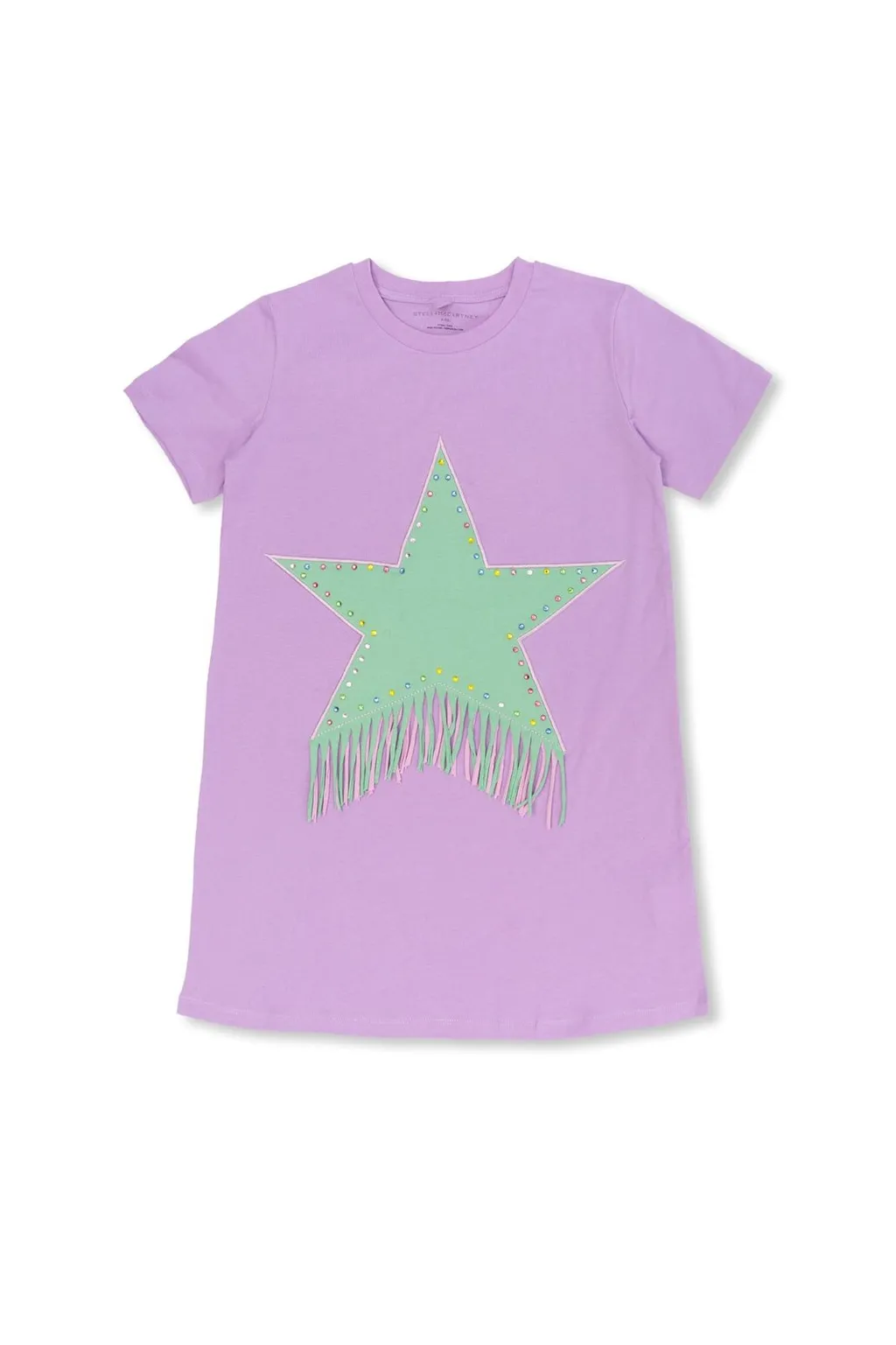 Stella Mccartney Kids Star-Motif Crewneck T-Shirt Dress