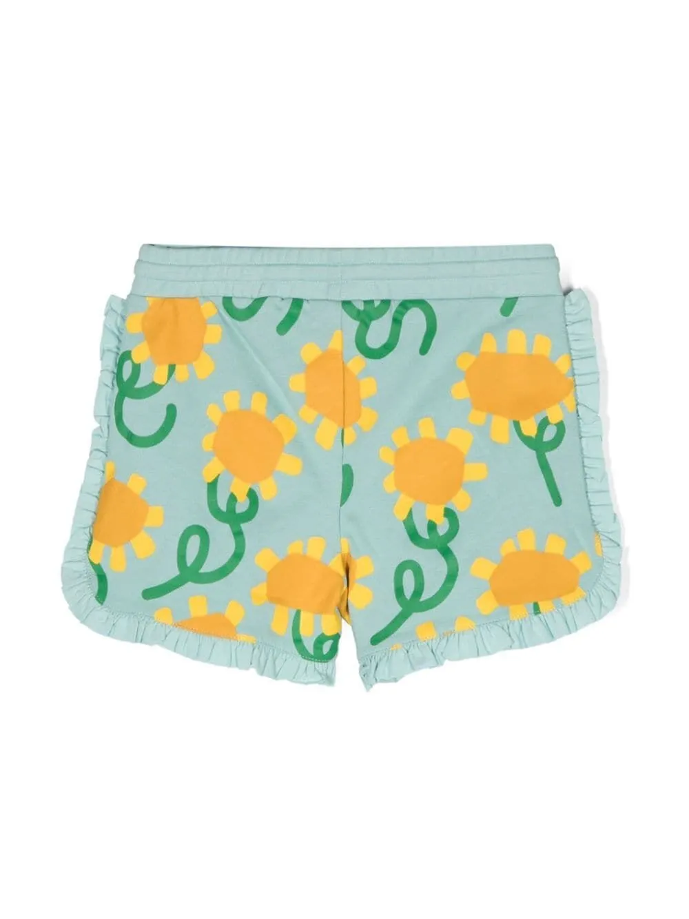 Stella Mccartney Kids Sunflower-Printed Drawstring Shorts