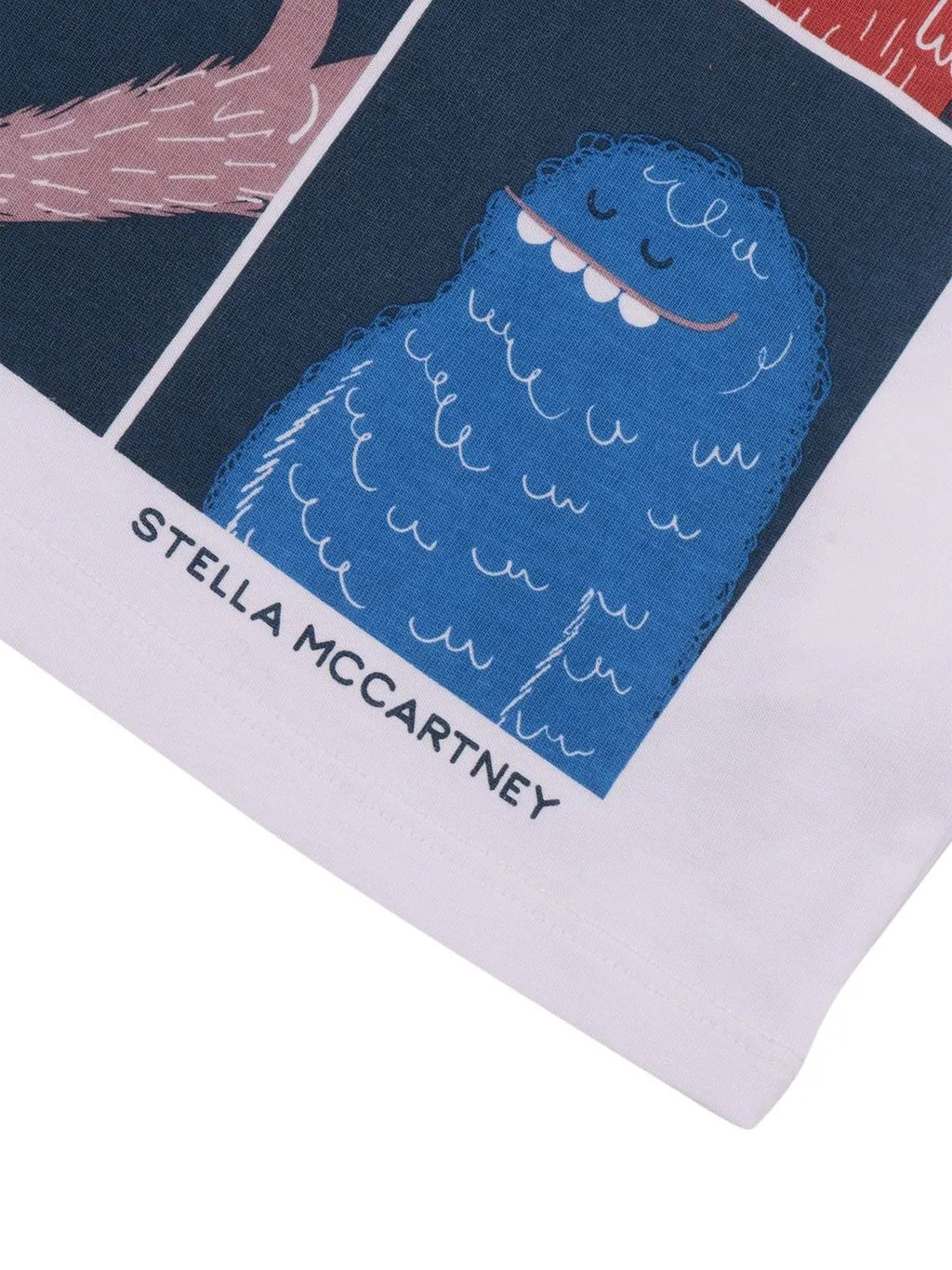 Stella Mccartney Kids Monster Printed Crewneck T-Shirt