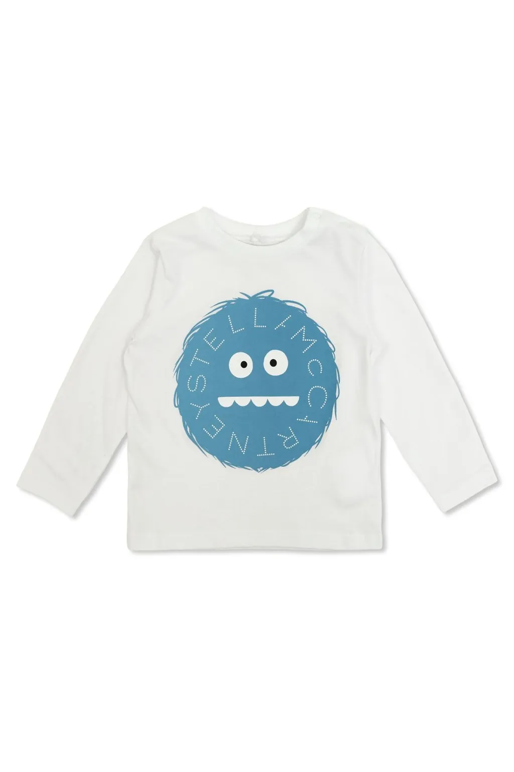 Stella Mccartney Kids Logo Printed Crewneck T-Shirt