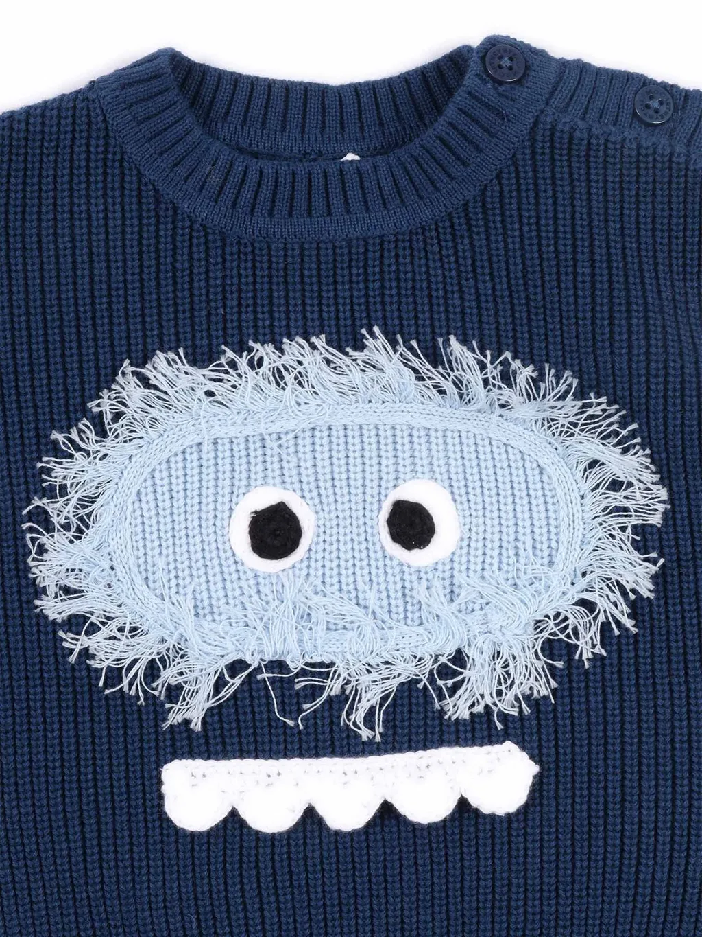 Stella Mccartney Kids Monster Face-Motif Crewneck Jumper