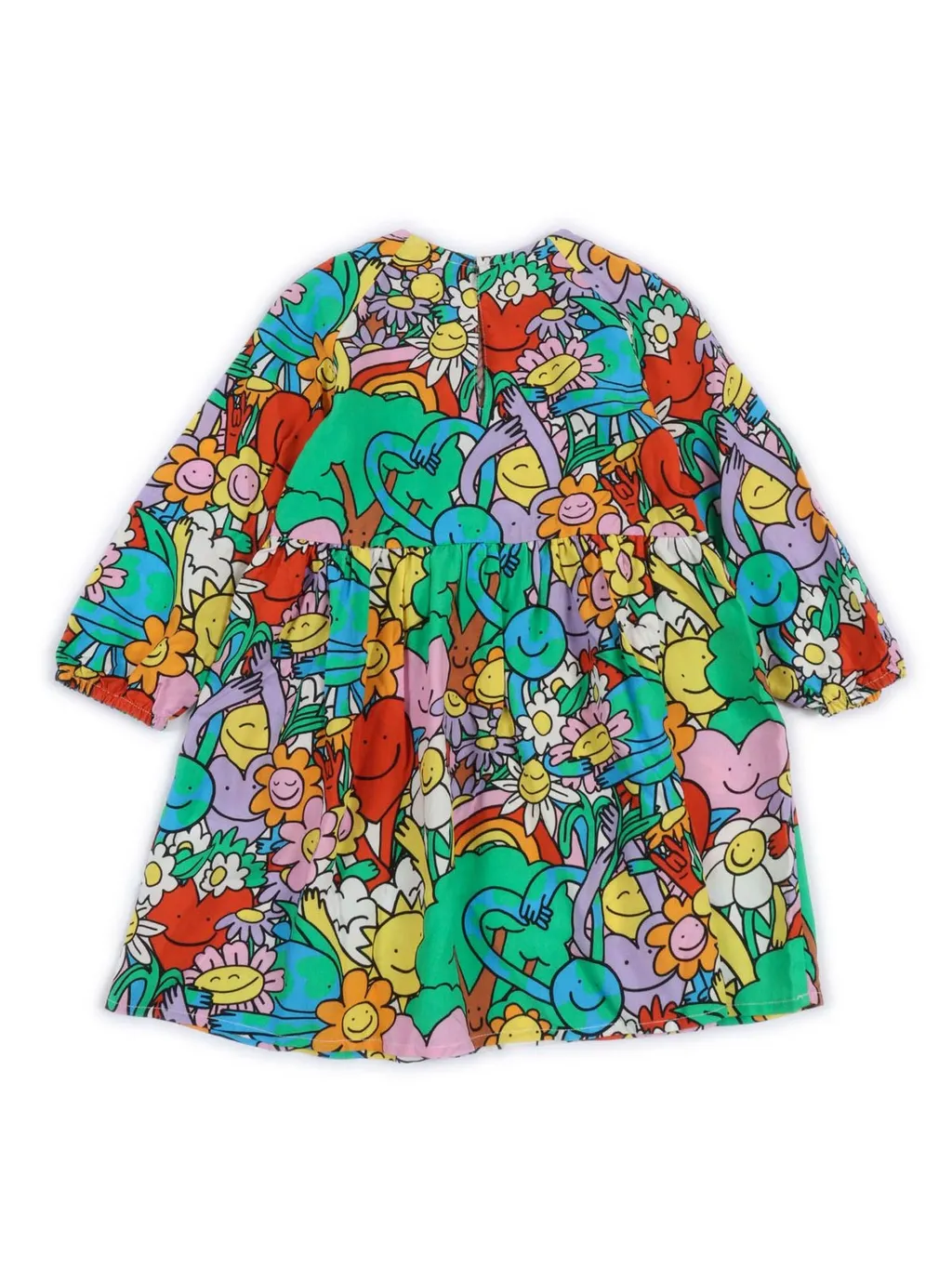 Stella Mccartney Kids Crewneck Graphic-Print Dress