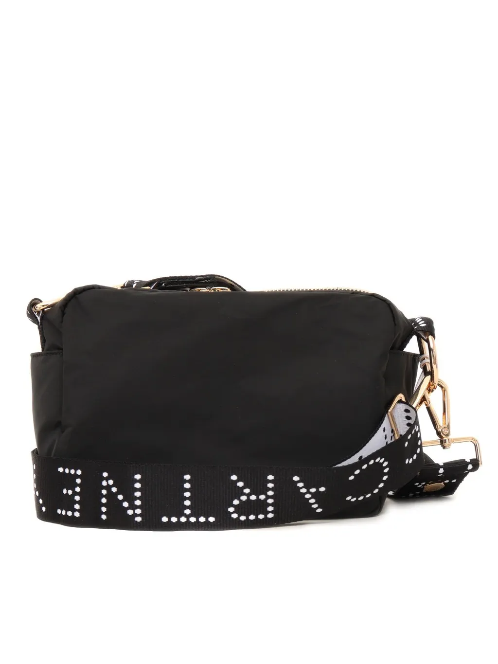 Stella Mccartney Kids Logo Strap Zipped Shoulder Bag