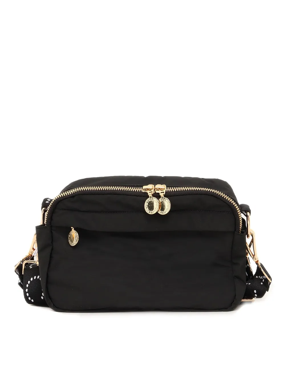 Stella Mccartney Kids Logo Strap Zipped Shoulder Bag
