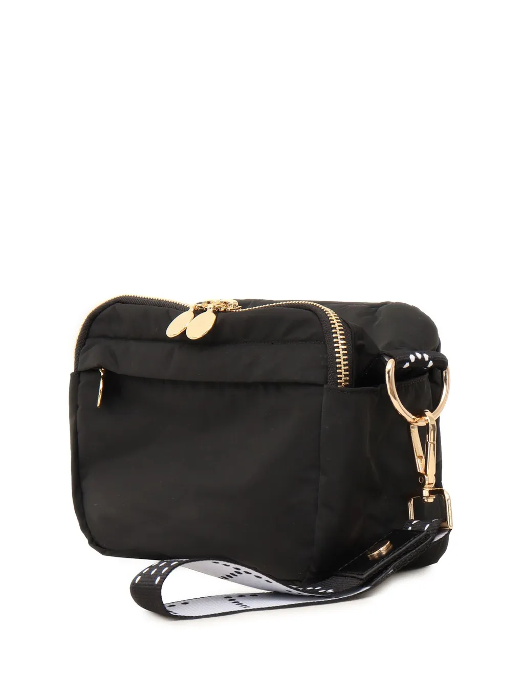 Stella Mccartney Kids Logo Strap Zipped Shoulder Bag