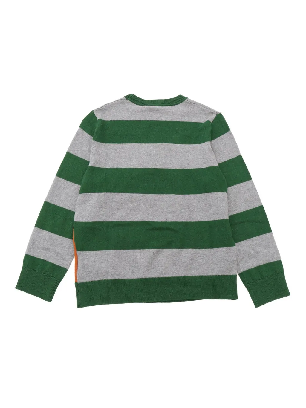 Stella Mccartney Kids Horse Jacquard Striped Fringed Jumper