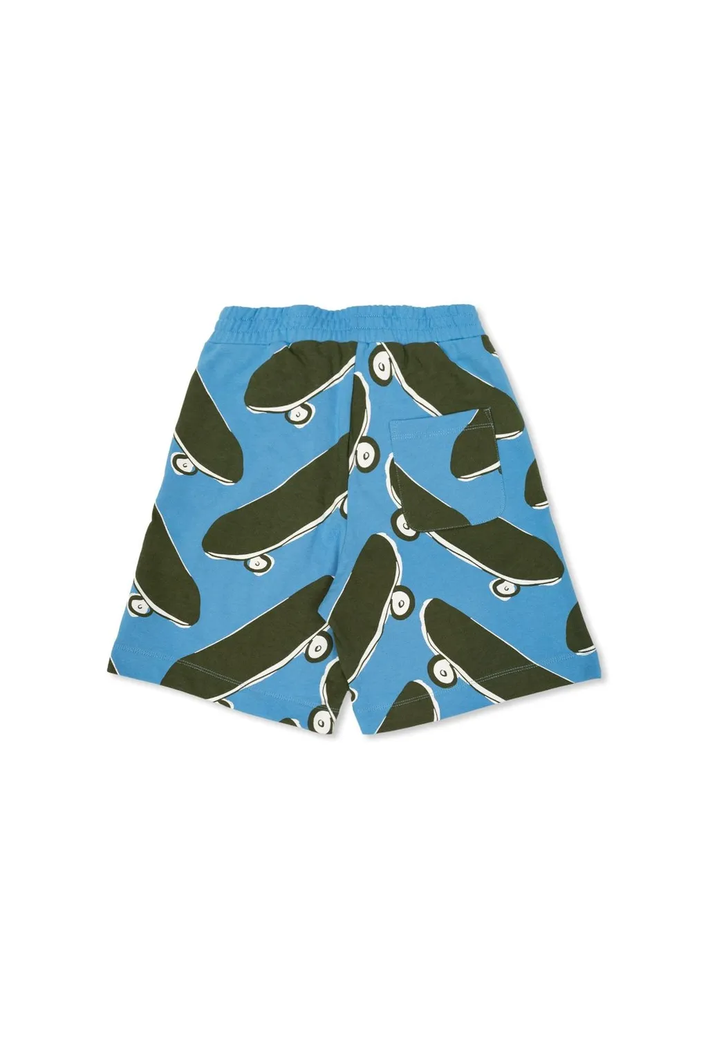 Stella Mccartney Kids Skateboard-Printed Straight Leg Shorts