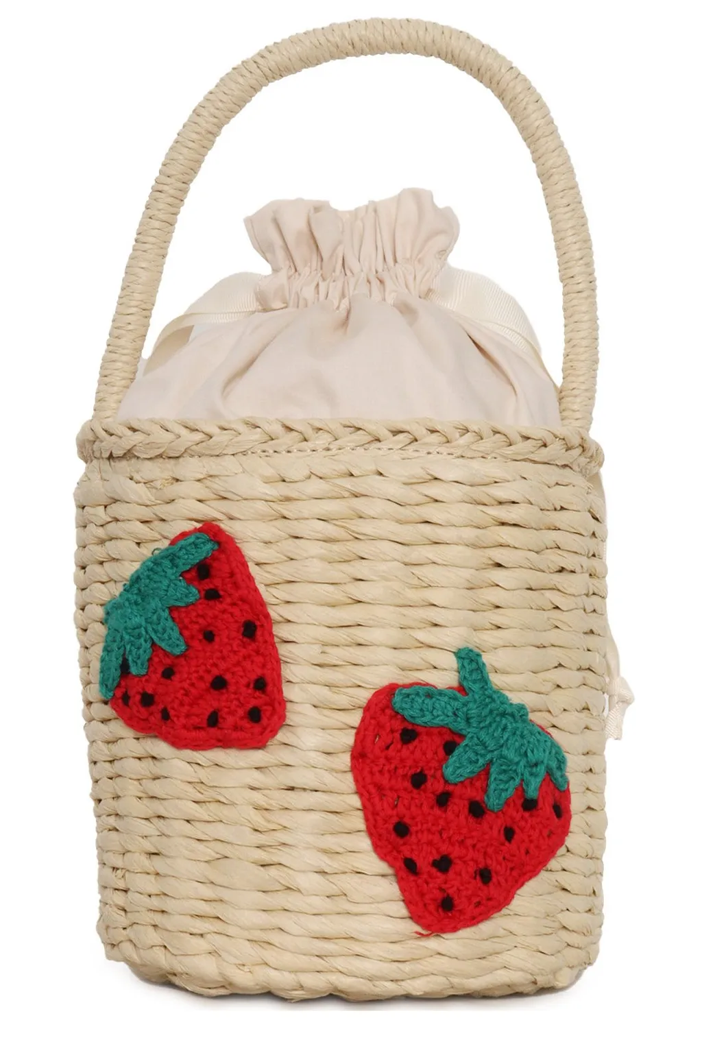 Stella Mccartney Kids Interwovened Drawstring Bucket Bag