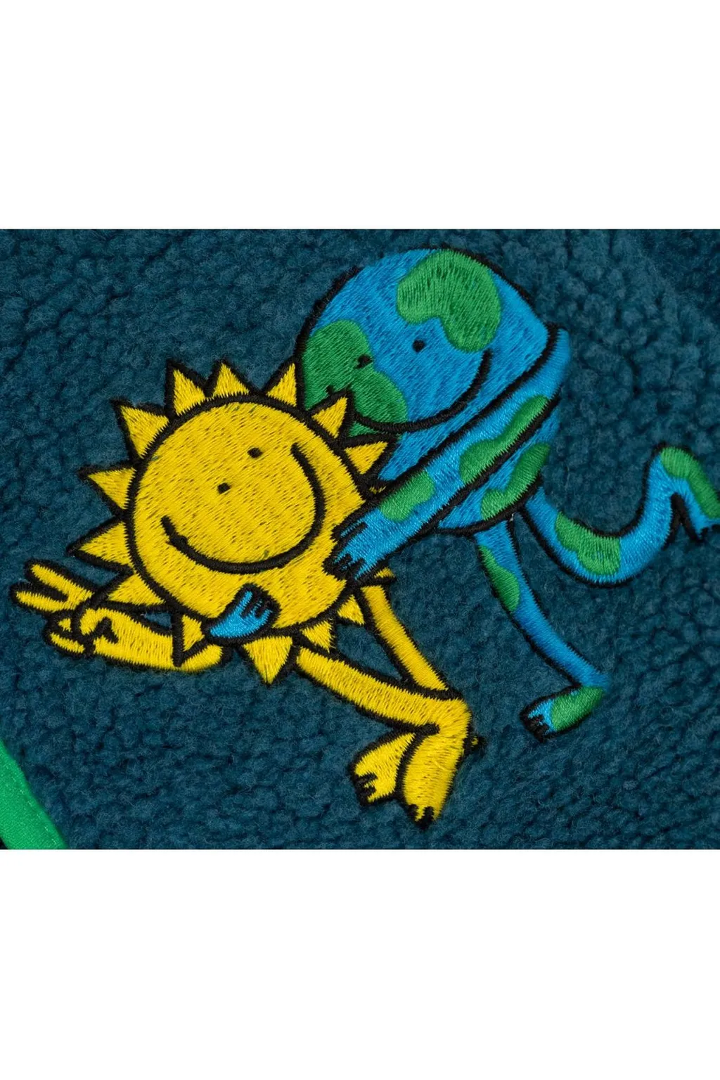 Stella Mccartney Kids Graphic Embroidered Fleece Jacket