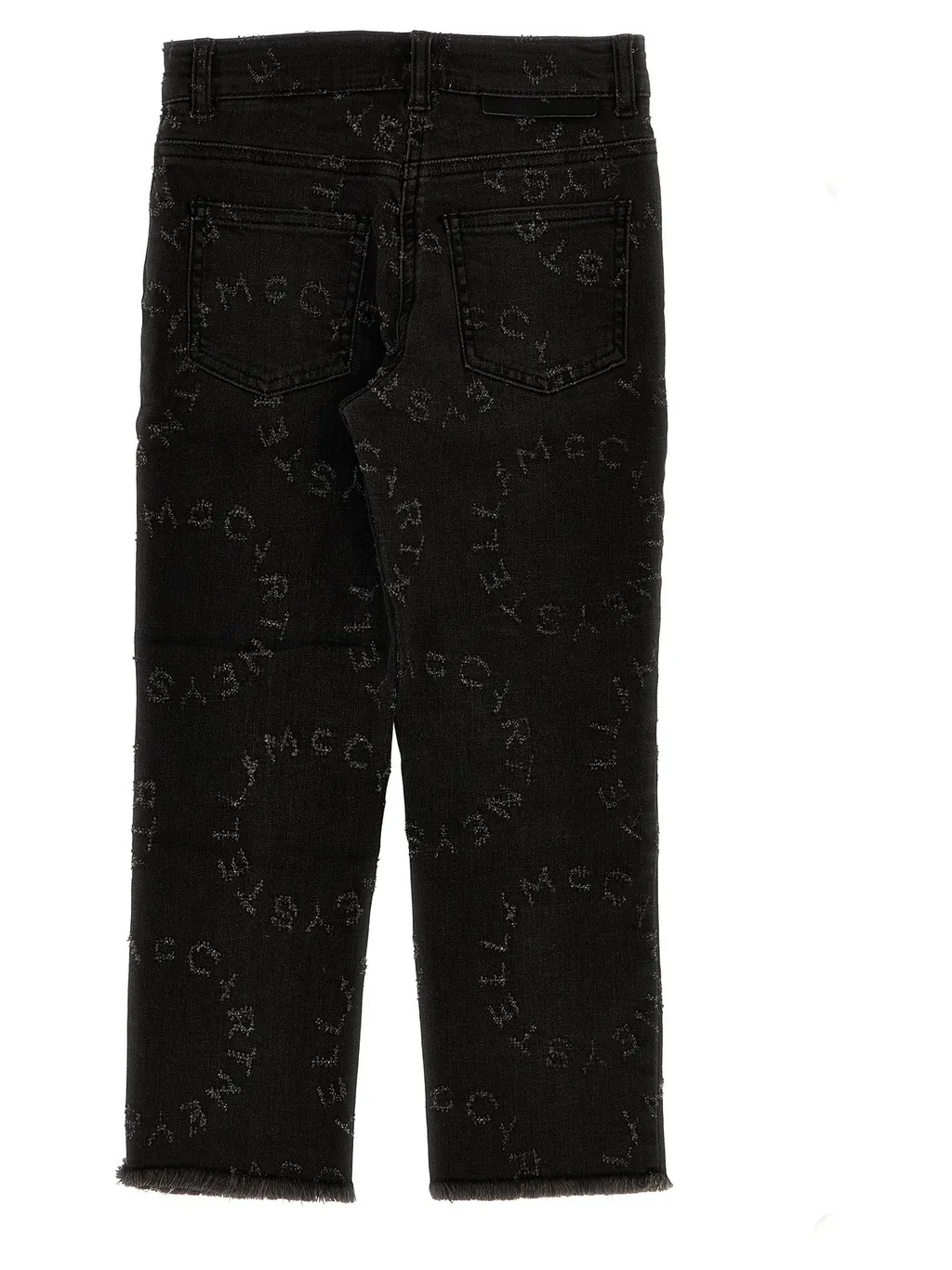 Stella Mccartney Kids Logo-Embroidered Straight Leg Jeans