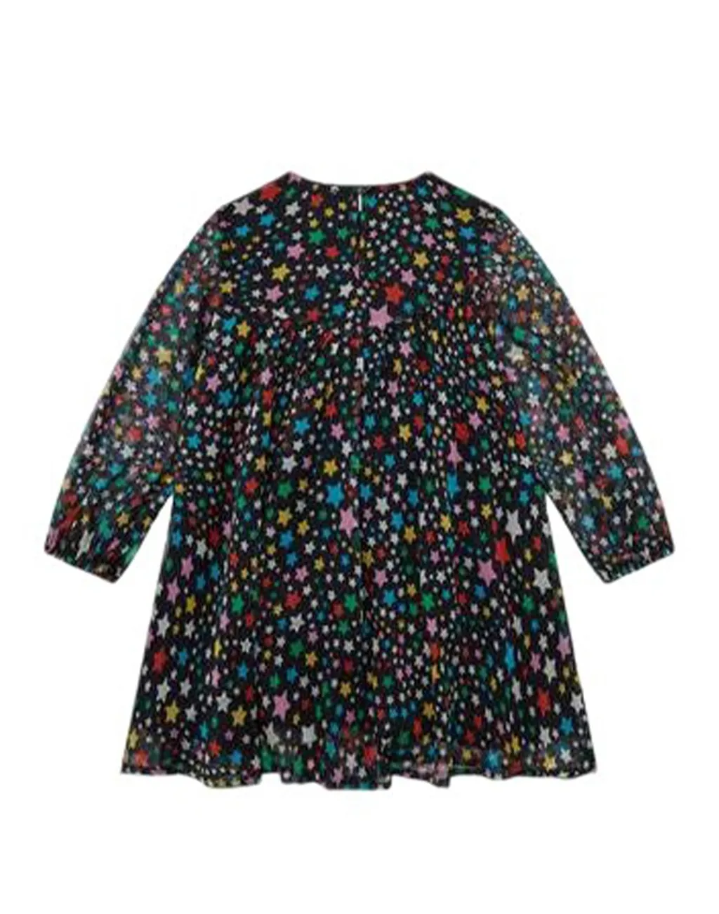 Stella Mccartney Kids Star Printed Semi-Sheer Dress