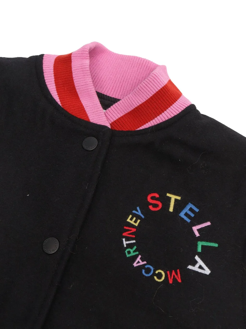 Stella Mccartney Kids Buttoned Long-Sleeved Bomber Jacket