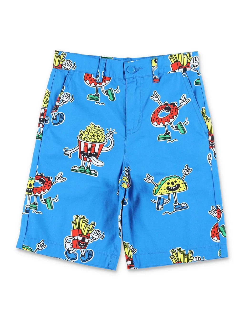 Stella Mccartney Kids All-Over Printed Chino Shorts