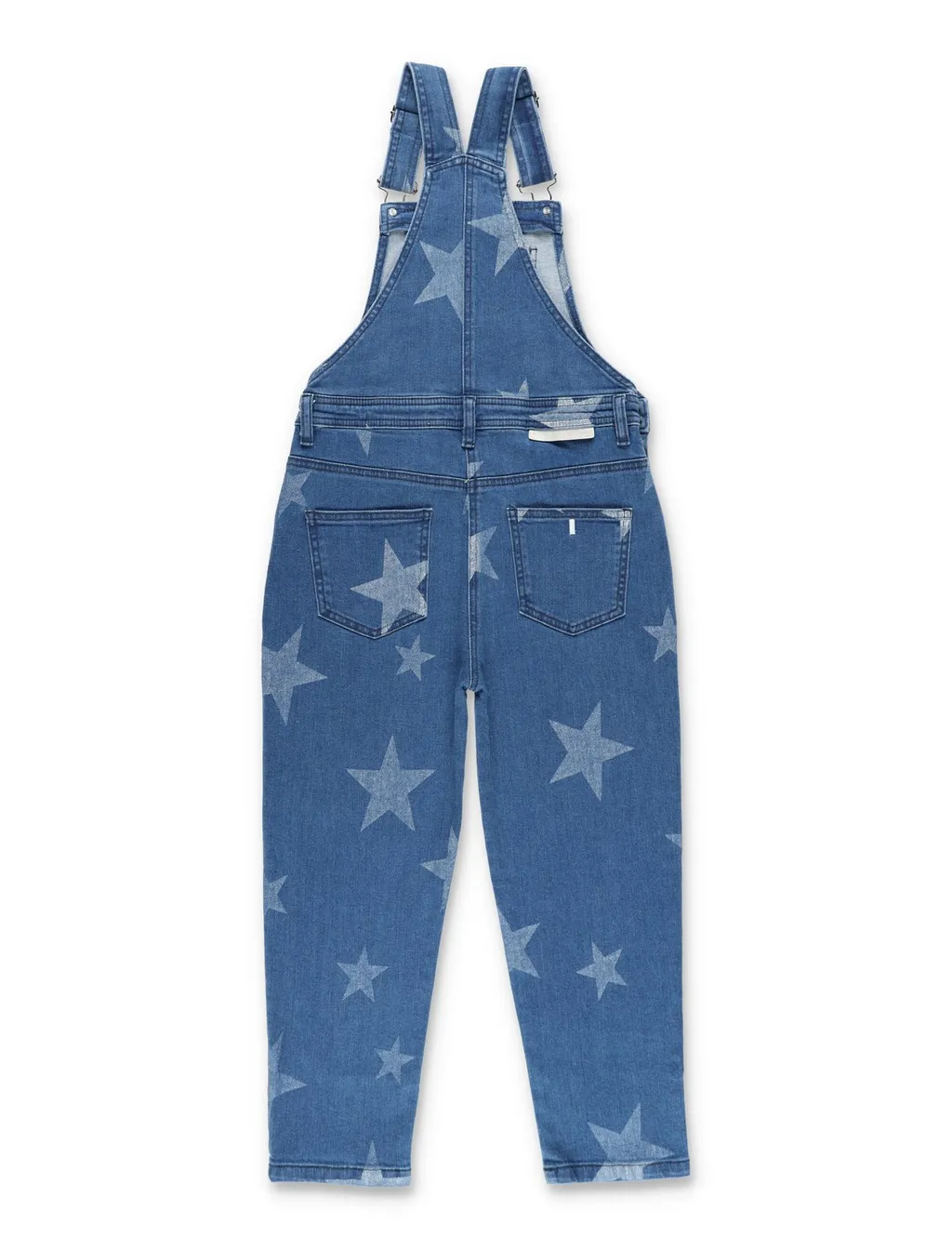 Stella Mccartney Kids Star-Printed Straight-Leg Denim Dungarees
