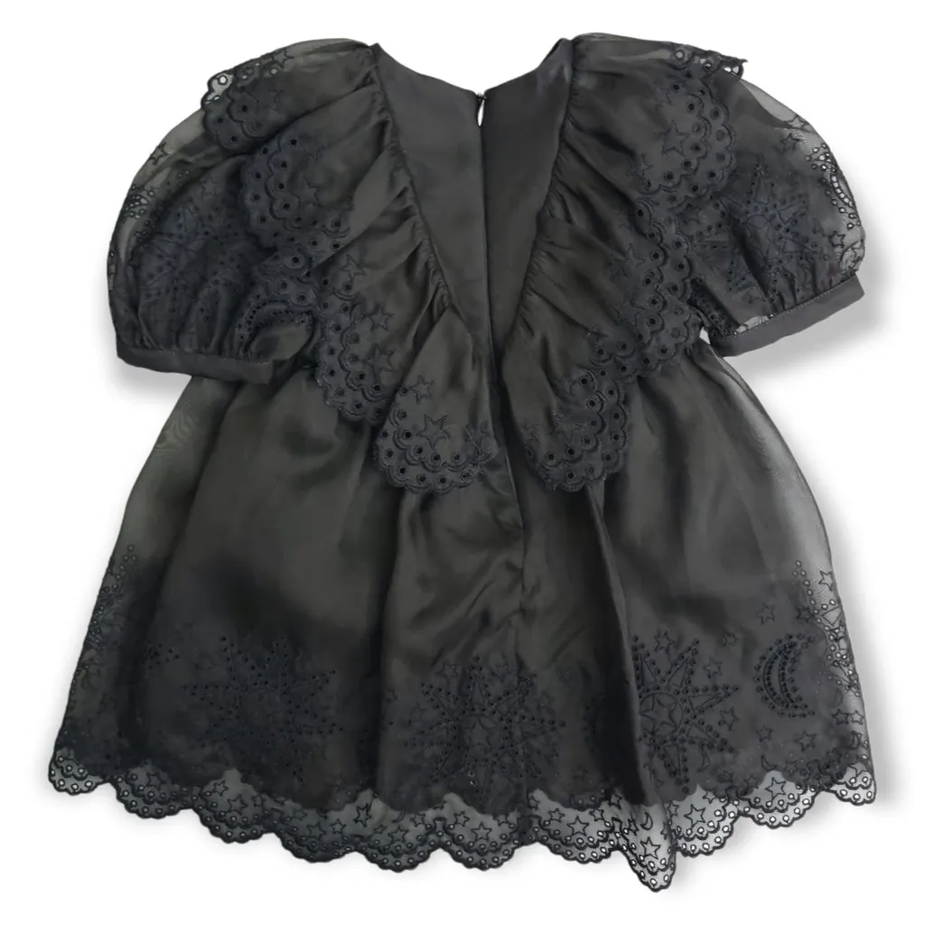 Stella Mccartney Kids Star Embroidered Flared Dress