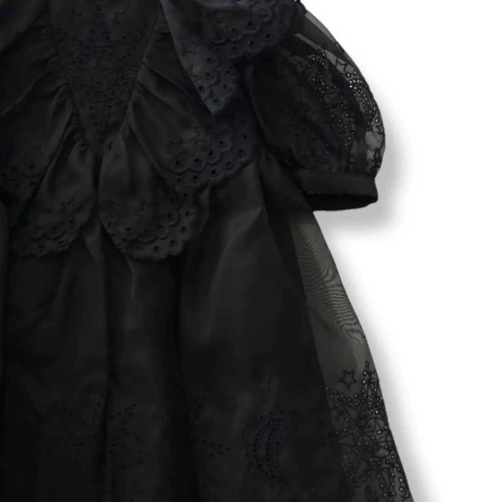 Stella Mccartney Kids Star Embroidered Flared Dress
