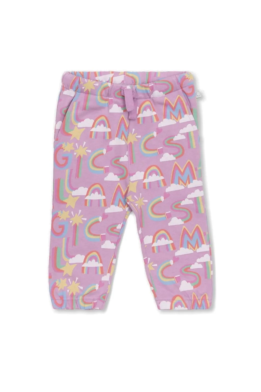 Stella Mccartney Kids Logo Printed Drawstring Track Pants