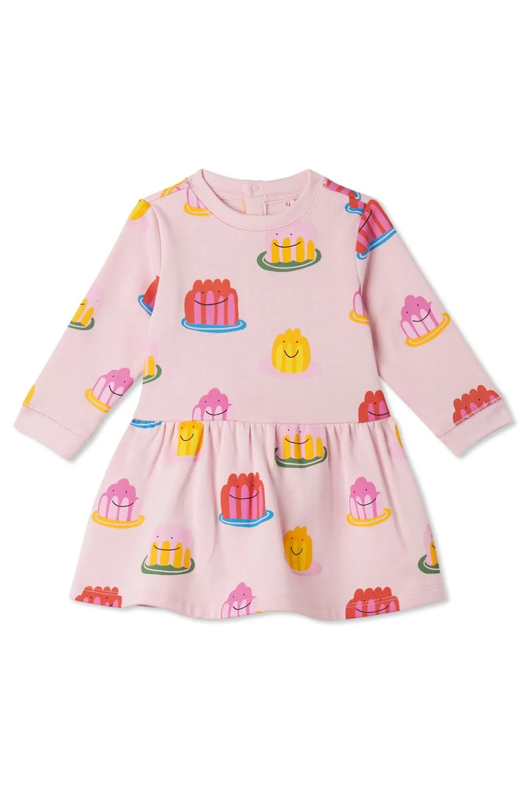 Stella Mccartney Kids All-Over Printed Crewneck Dress
