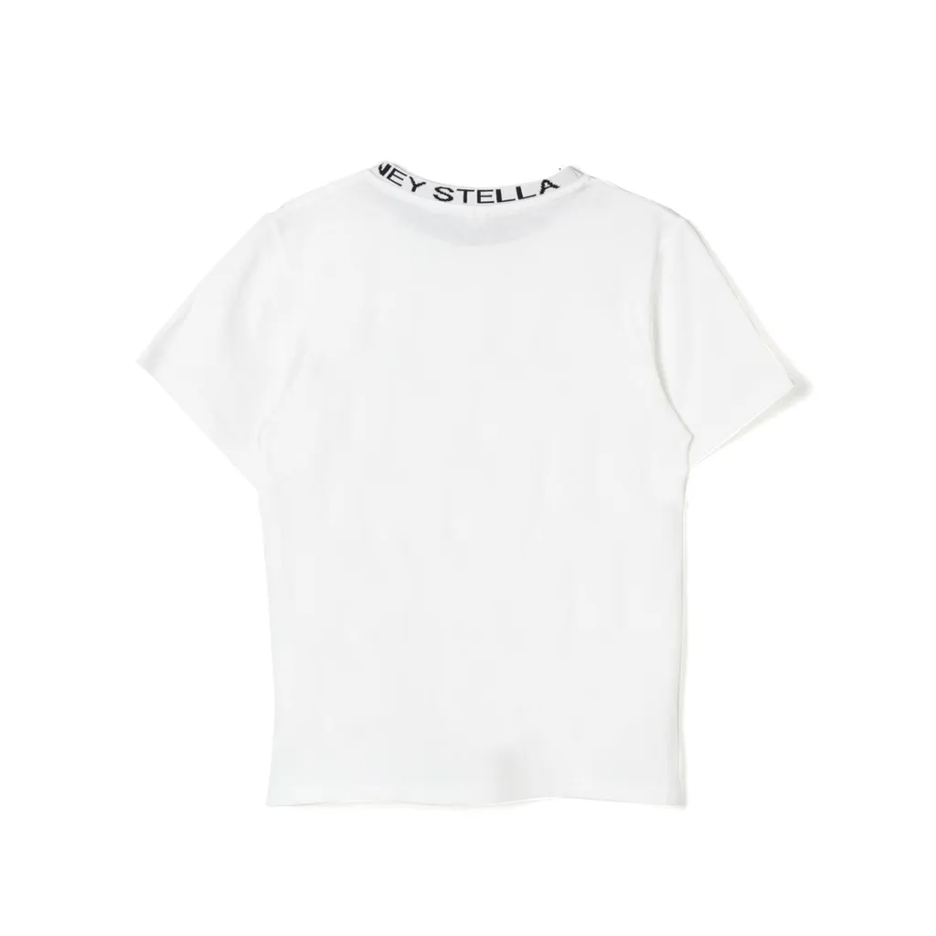 Stella Mccartney Kids Logo-Embroidered Crewneck T-Shirt