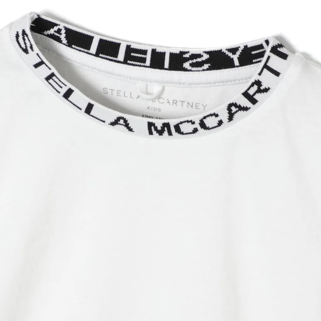 Stella Mccartney Kids Logo-Embroidered Crewneck T-Shirt