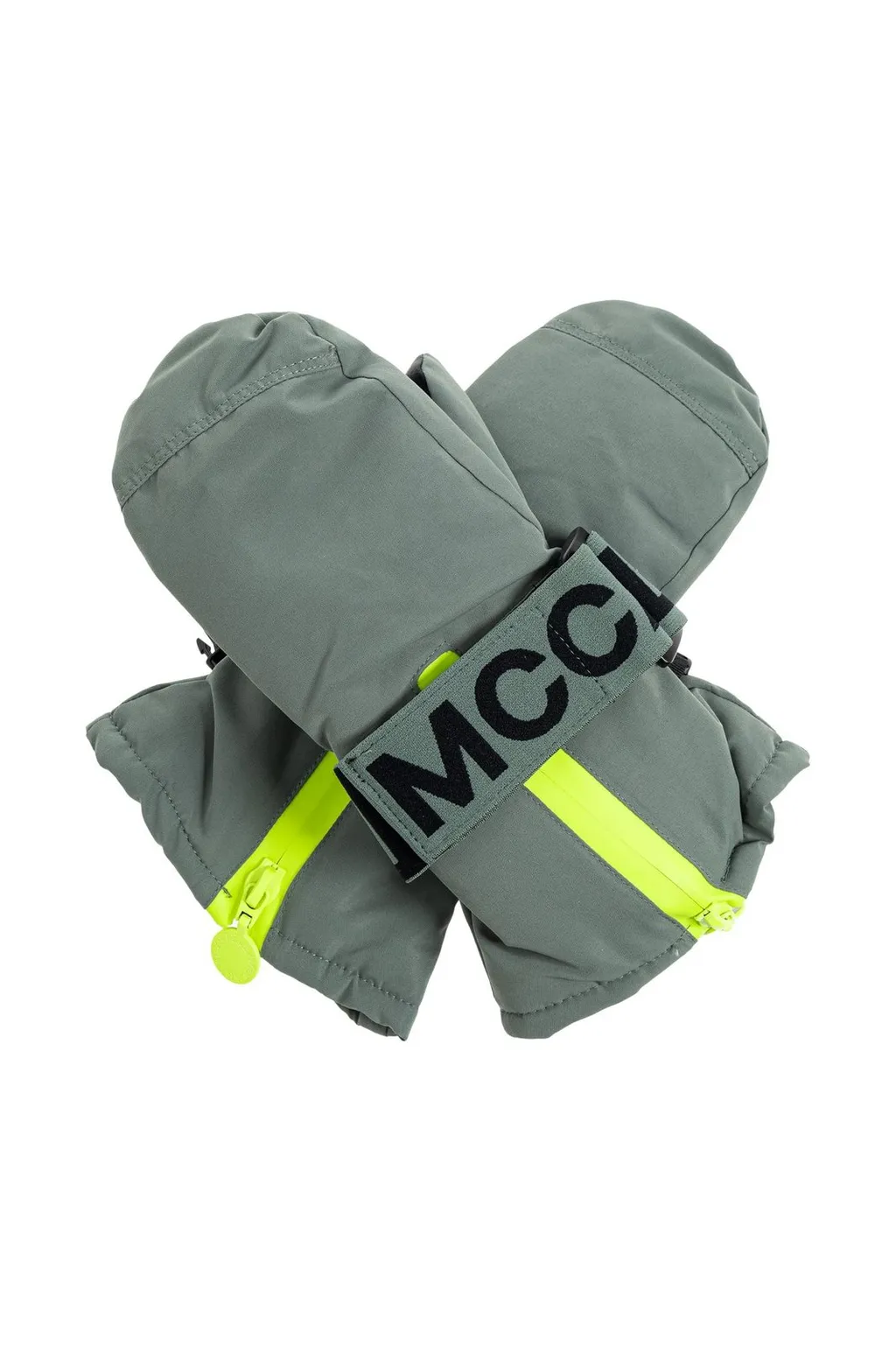Stella Mccartney Kids Strap-Fastened Zipped Mittens