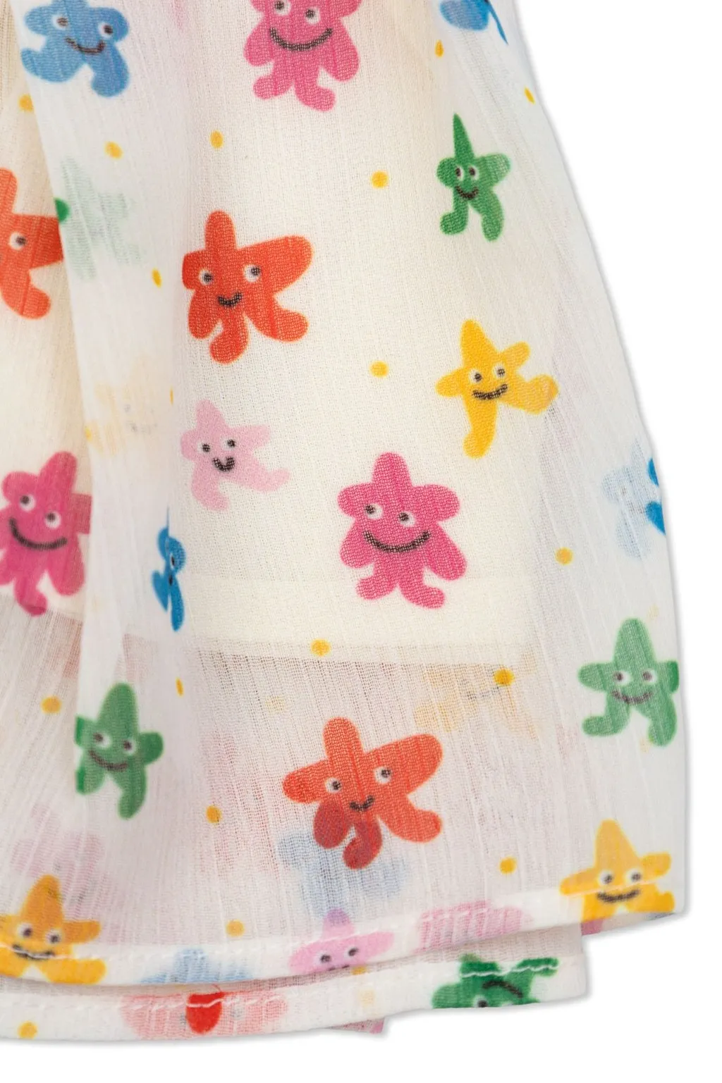 Stella Mccartney Kids All-Over Printed Pleated Skirt
