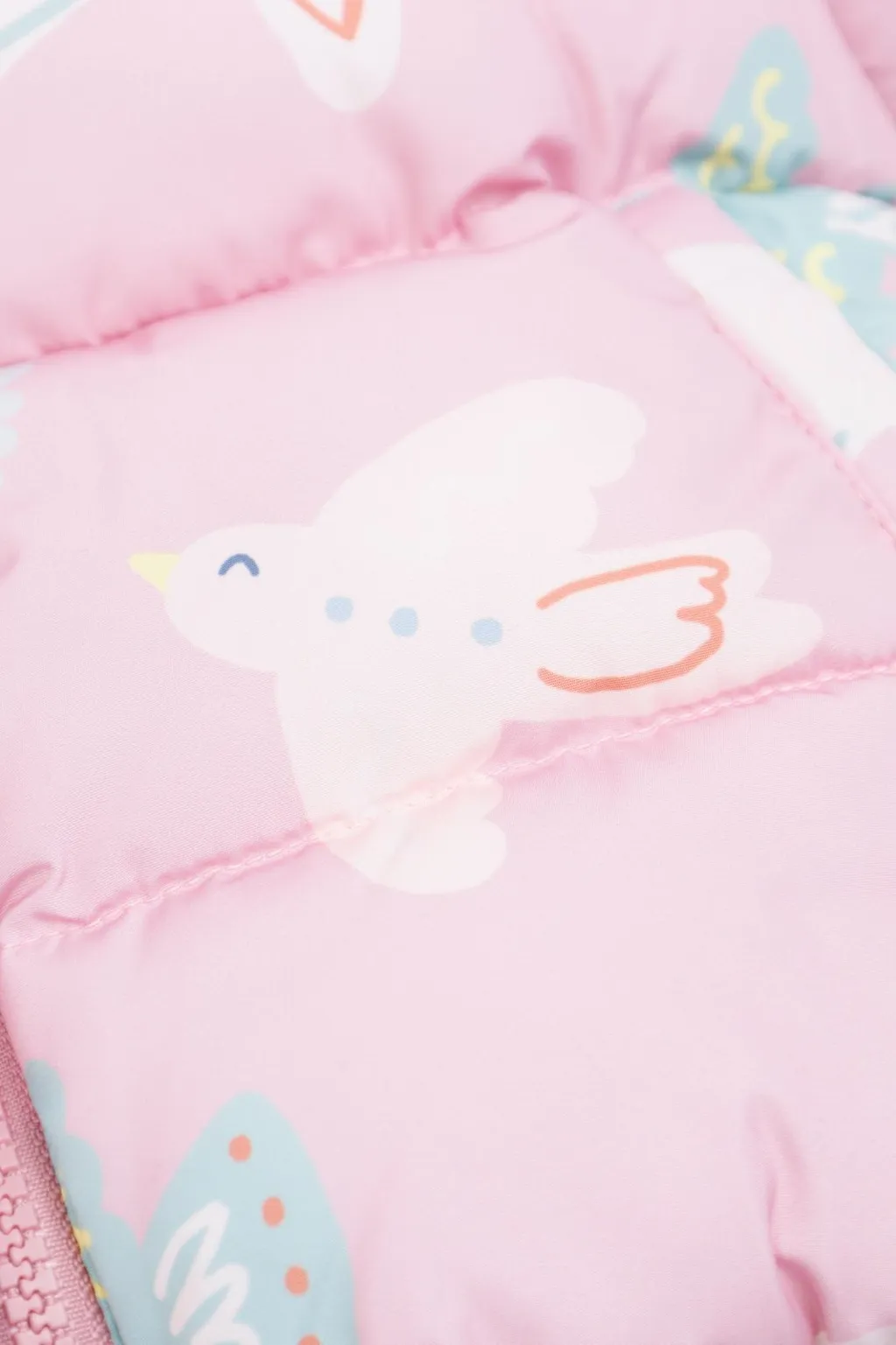 Stella Mccartney Kids All-Over Printed Puffer Jacket