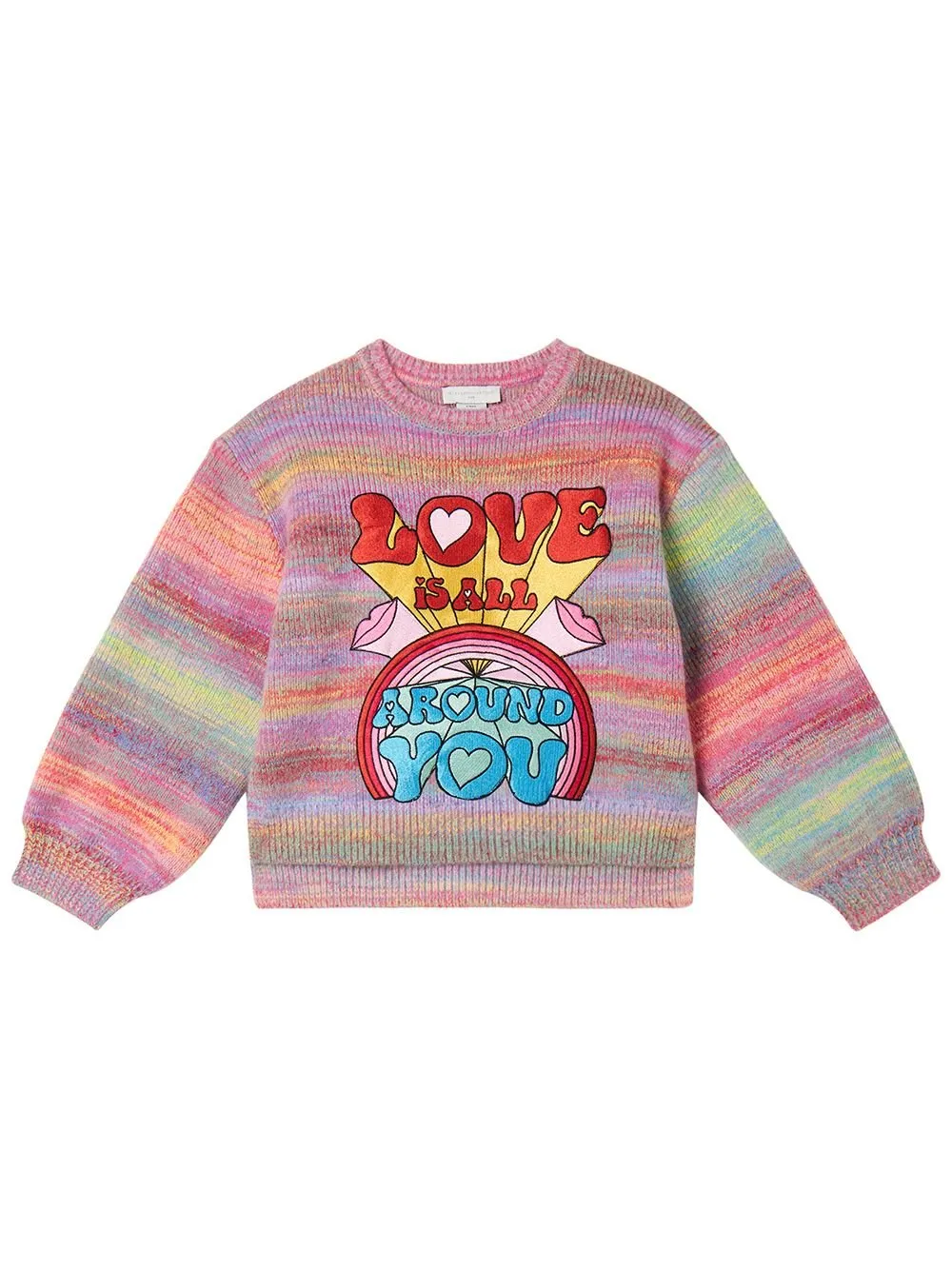 Stella Mccartney Kids Striped Crewneck Jumper