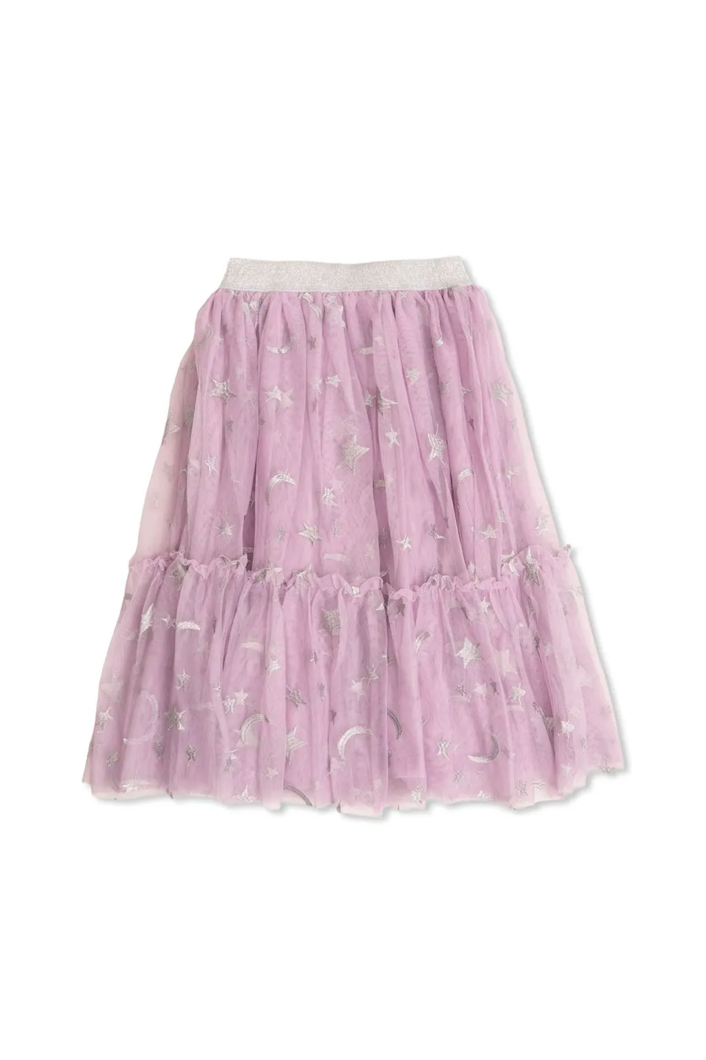 Stella Mccartney Kids Star Embellished Tulle Skirt