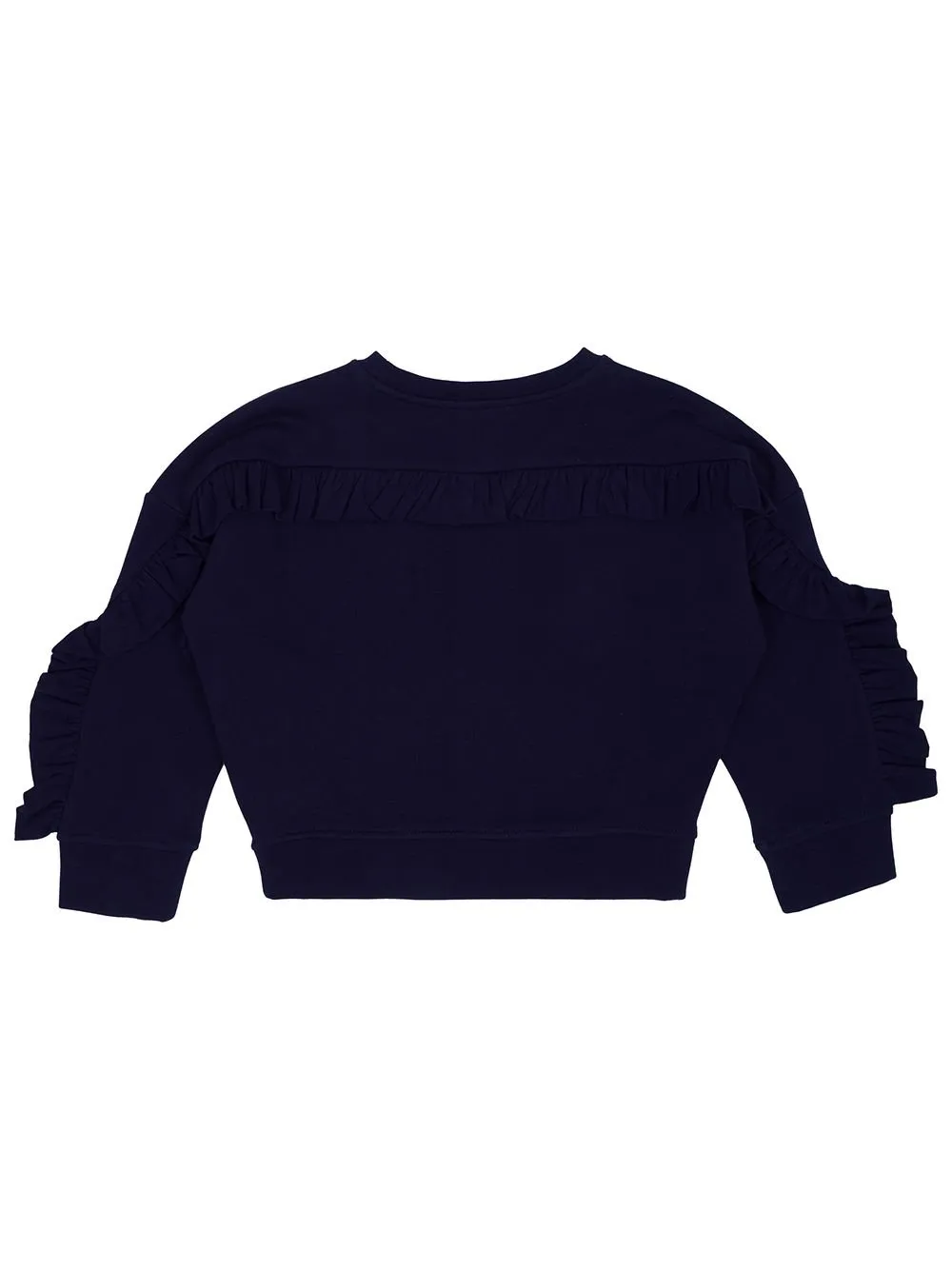 Stella Mccartney Kids Ruffle-Detailed Crewneck Sweatshirt