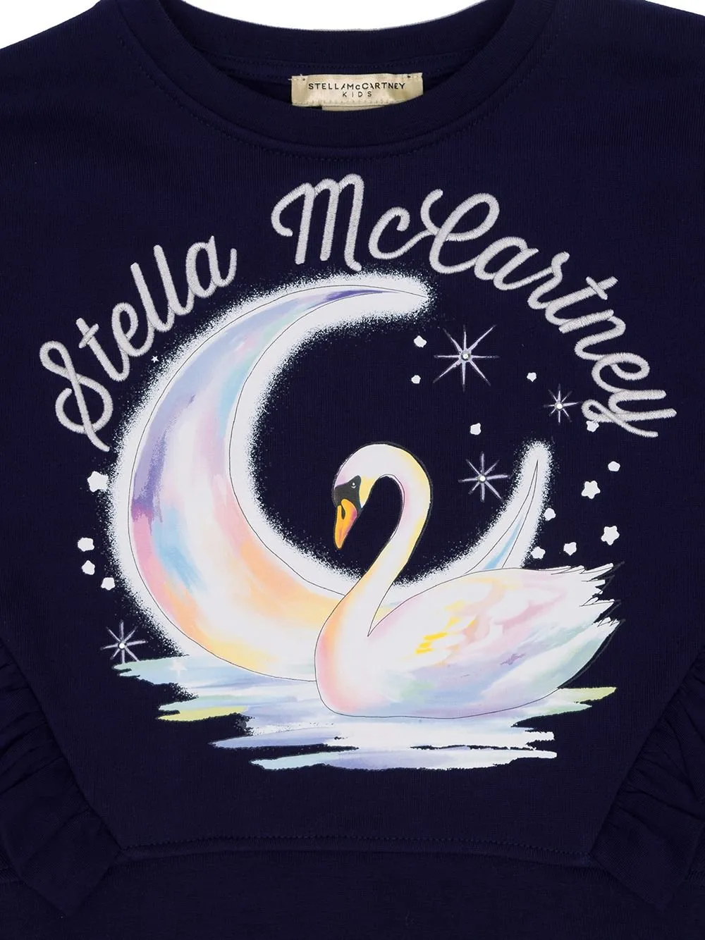 Stella Mccartney Kids Ruffle-Detailed Crewneck Sweatshirt