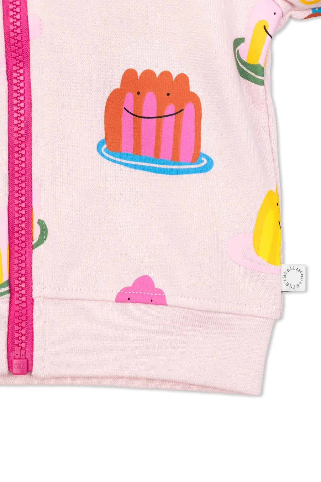 Stella Mccartney Kids All-Over Printed Zipped Hoodie