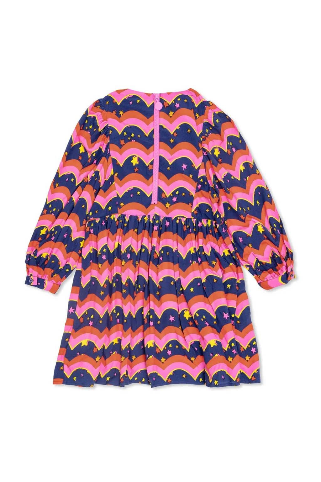 Stella Mccartney Kids Star-Motif Puff-Sleeve Dress