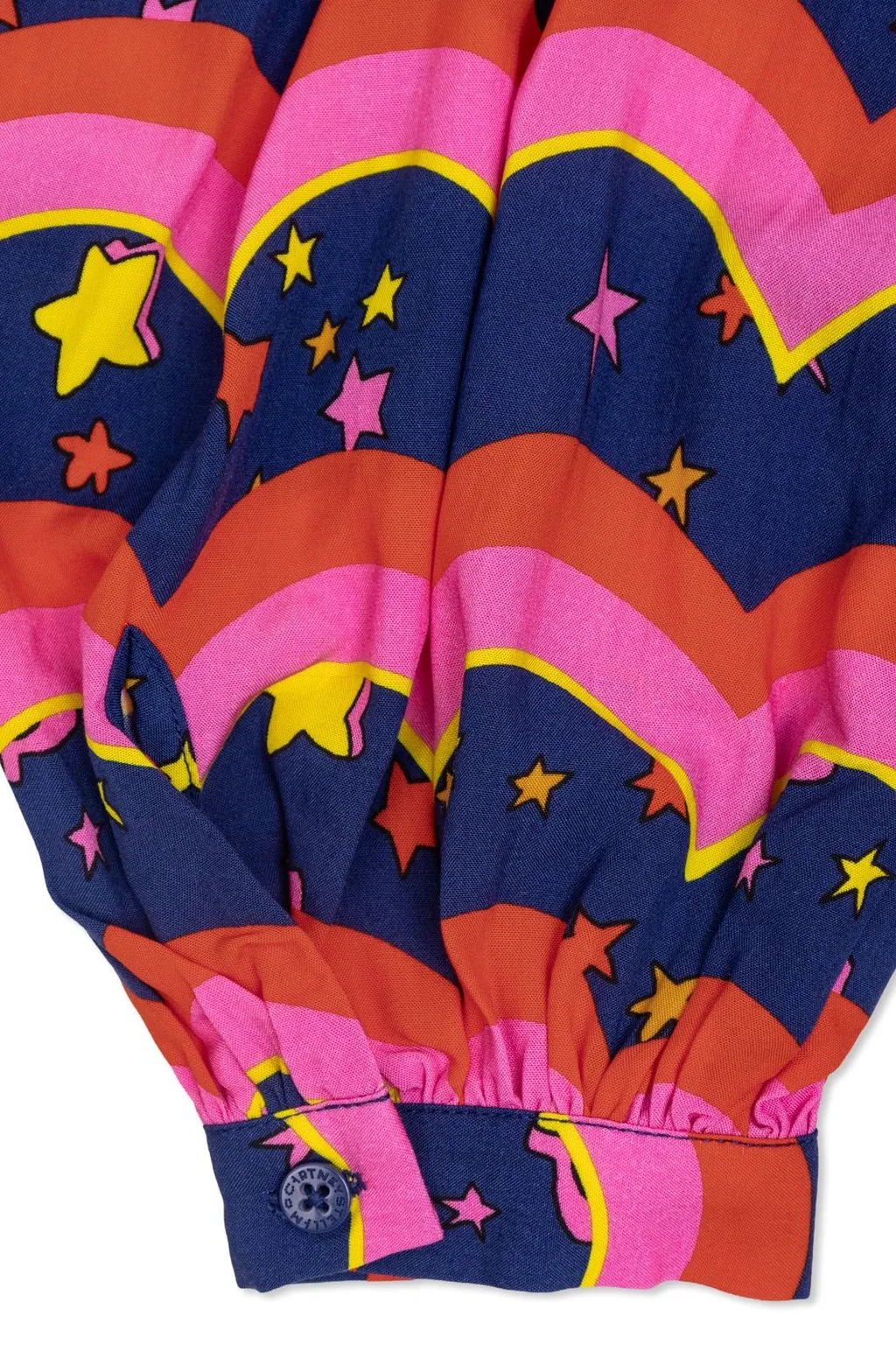 Stella Mccartney Kids Star-Motif Puff-Sleeve Dress