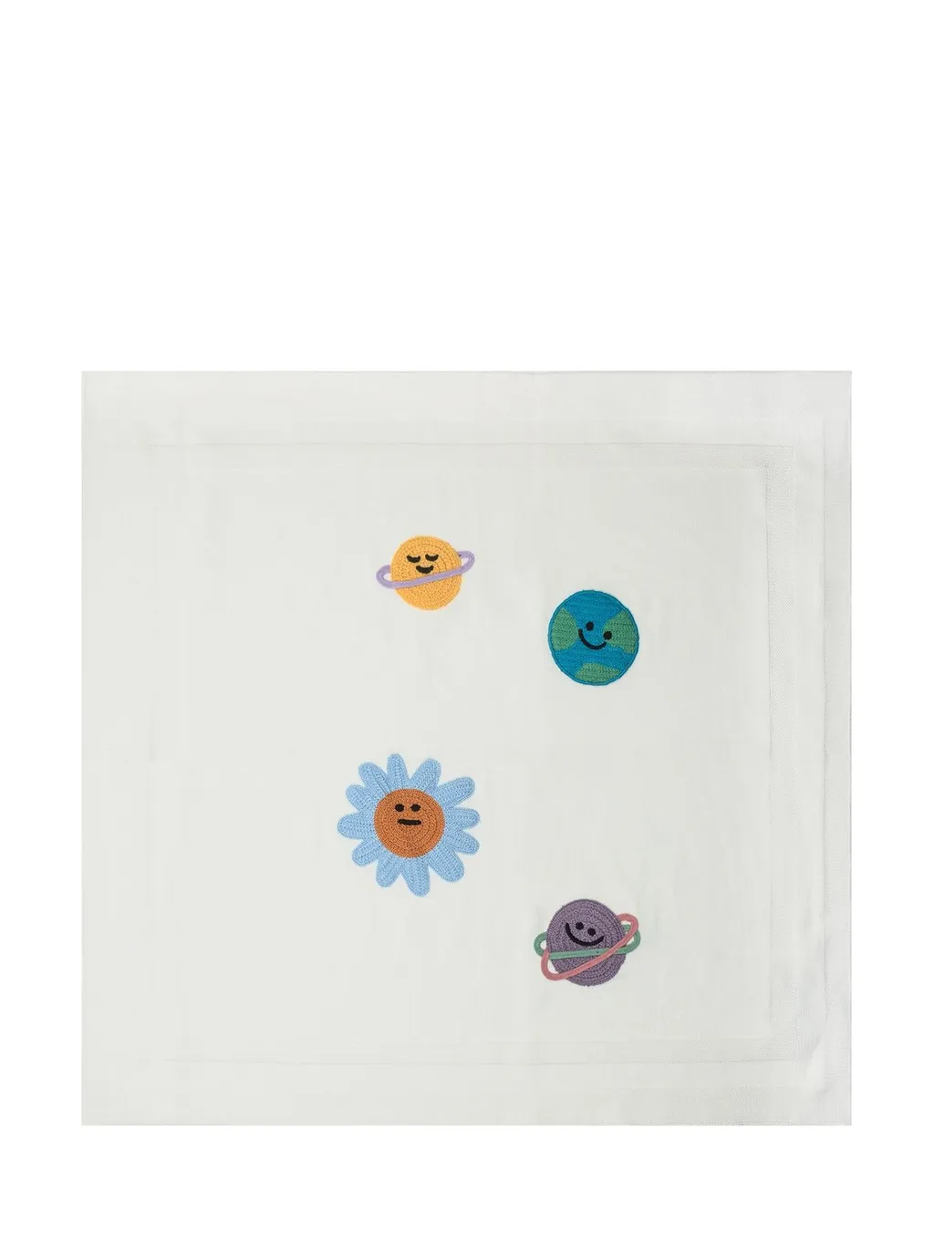 Stella Mccartney Kids Pattern-Embroidered Blanket
