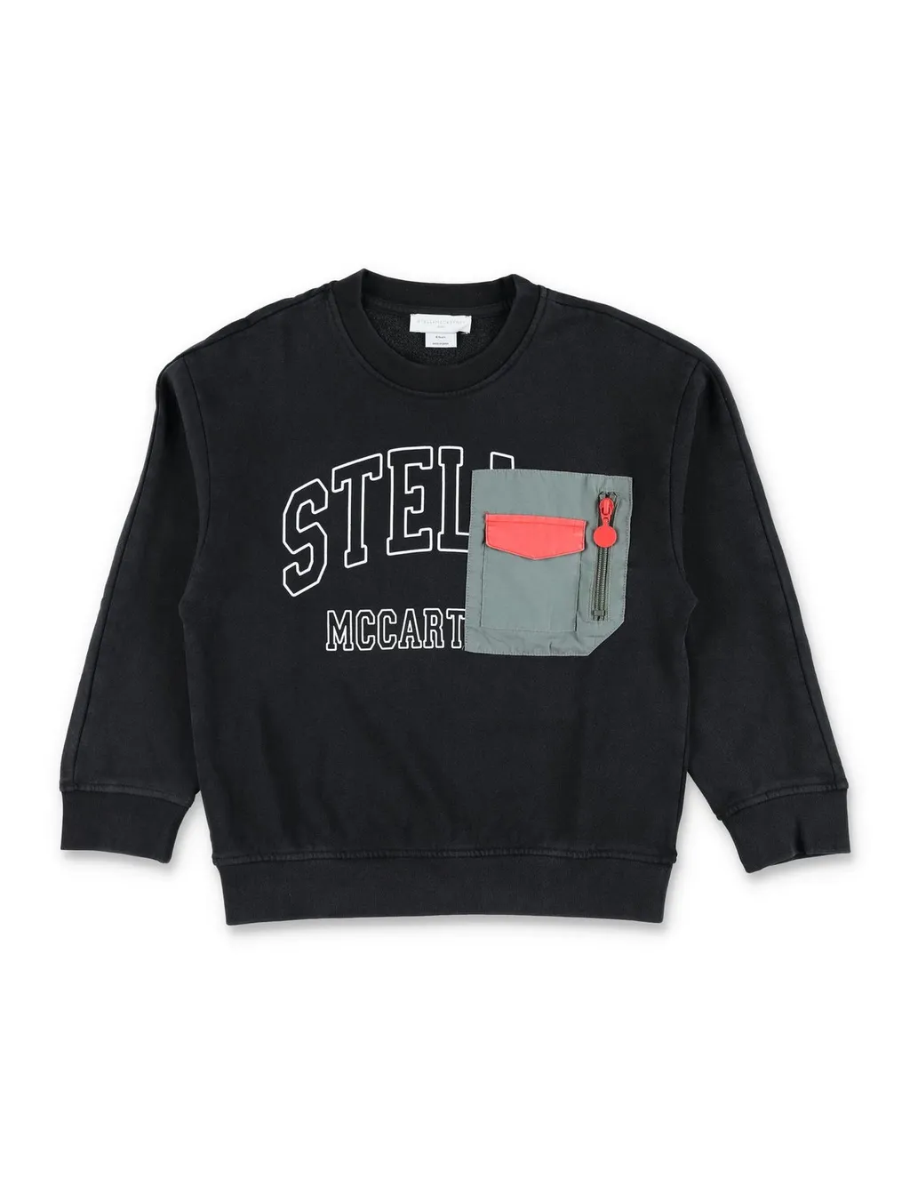 Stella Mccartney Kids Pocket-Patch Crewneck Sweatshirt