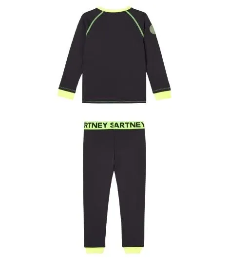 Stella Mccartney Kids Logo Waistband Crewneck Tracksuit