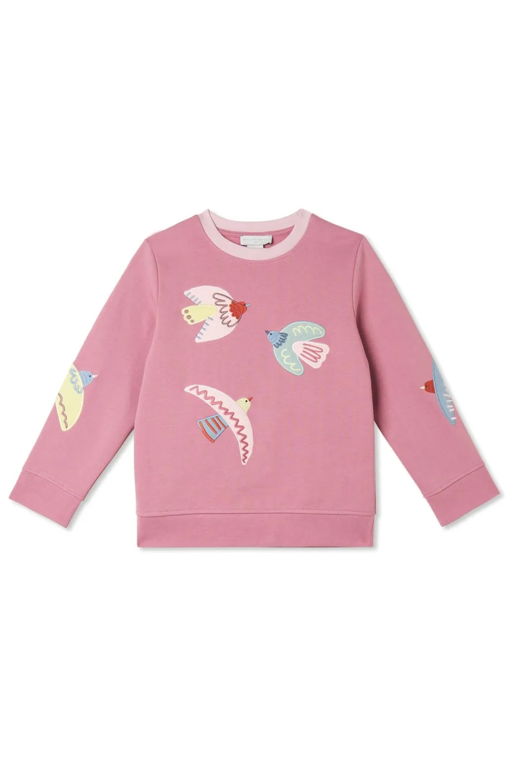 Stella Mccartney Kids Birds Embroidered Crewneck Seatshirt