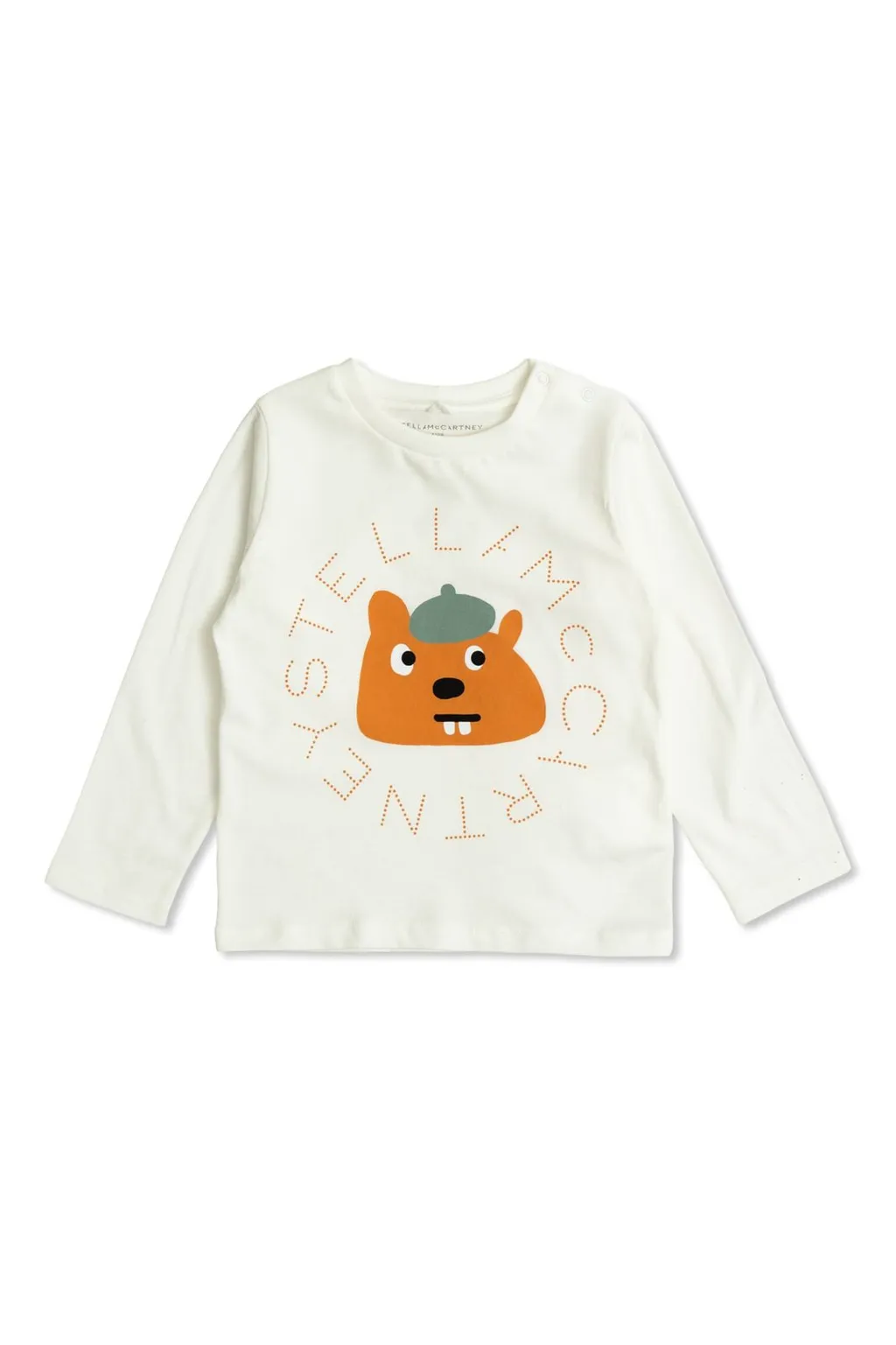 Stella Mccartney Kids Logo Printed Crewneck T-Shirt