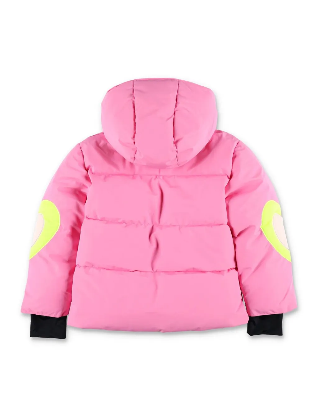Stella Mccartney Kids Heart Printed Hooded Down Jacket