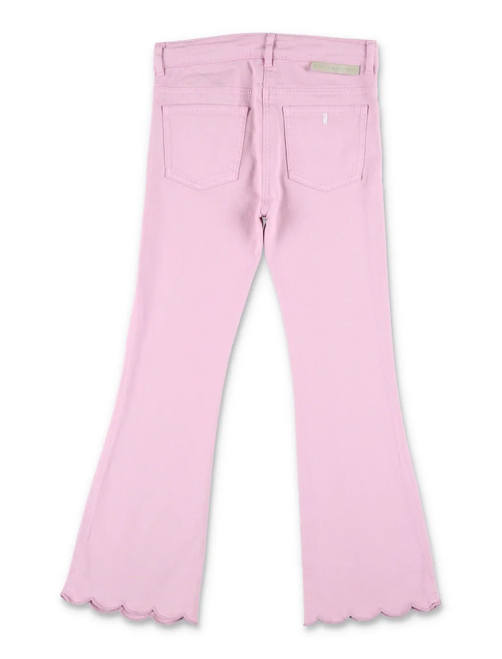 Stella Mccartney Kids Scallop Trim Denim Jeans