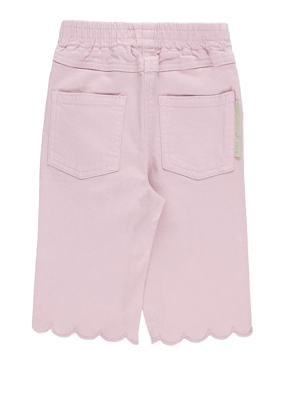 Stella Mccartney Kids Elasticated Waistband Scalloped-Hem Trousers