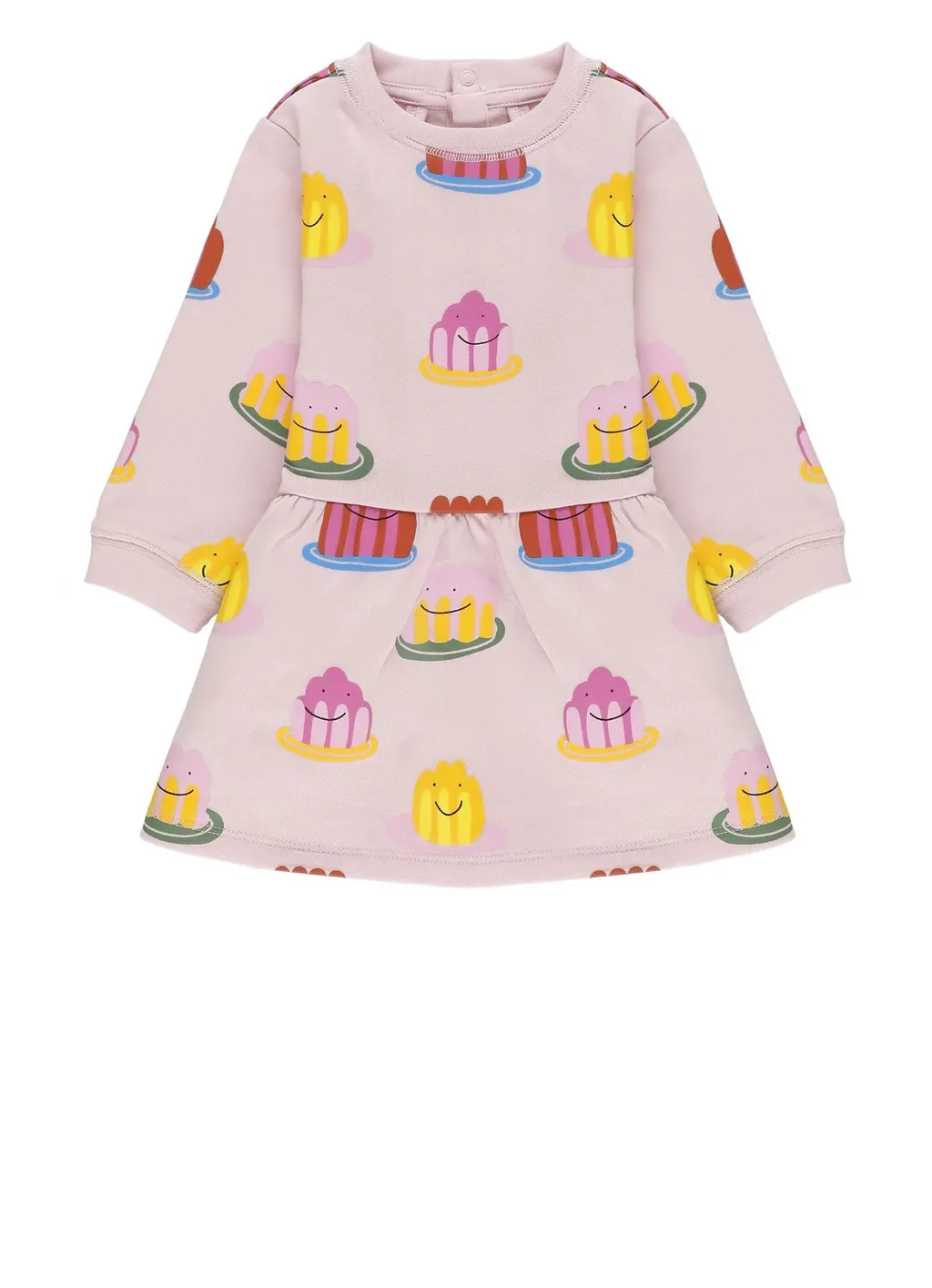 Stella Mccartney Kids Jelly Print Long Sleeve Dress