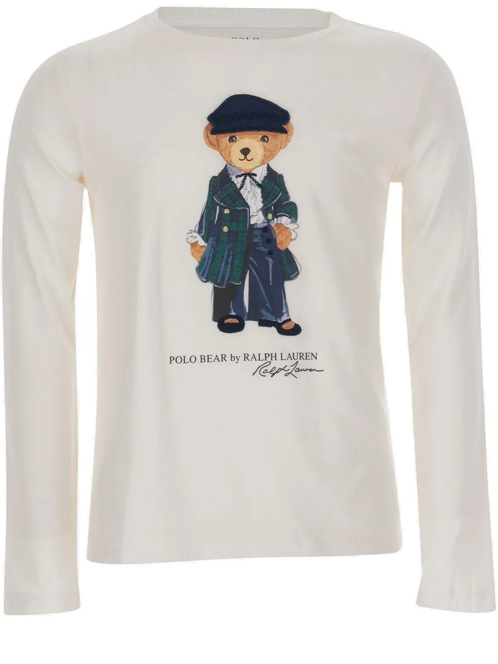 Ralph Lauren Kids Polo Bear Printed Crewneck T-Shirt